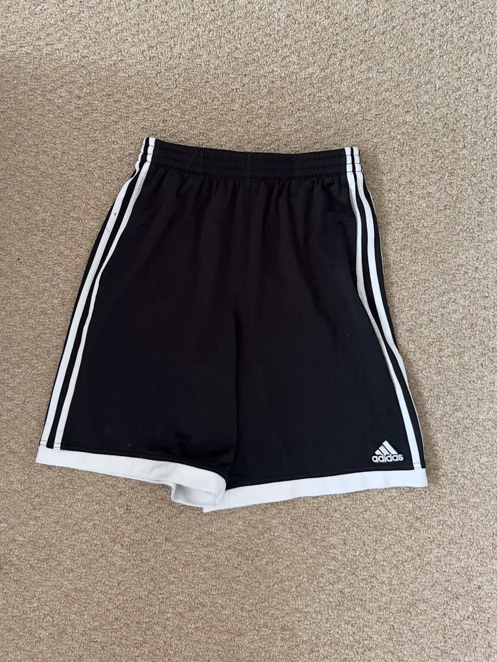 Adidas Kids Black Athletic Shorts